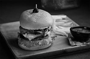 Double Decker Grilled Chicken Burger