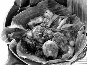 Prawns Pollichathu