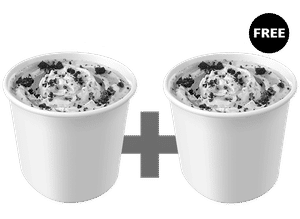 McFlurry Banana Caramel Oreo (R) BOGO