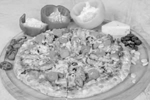 Hawkers Non Veg Brimful Pizza
