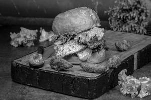 Classic German Grilled Chicken Burger