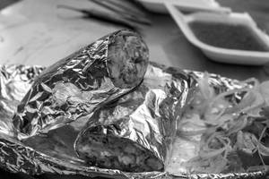 Chicken Masala Shawarma Kathi