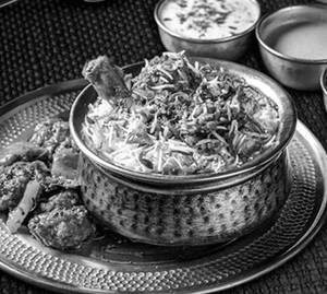 Mutton Briyani + Chicken pakoda