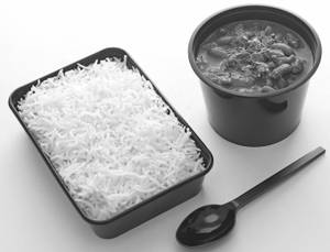 400 grams Rajma served with one portion Rice