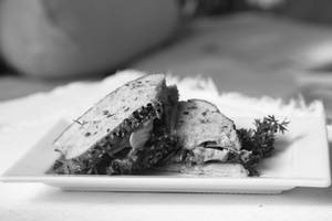 I Am Alkalizing Oven Roasted vegetables Sandwich