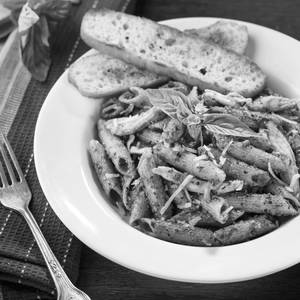 Penne Pesto Pasta (Non Veg)