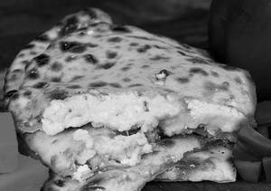 Cheese Capsicum Onion Mushroom Naan