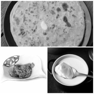 2 Paneer Paranthe With Curd And Achar