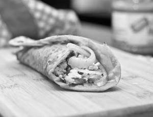Egg Paneer Roll