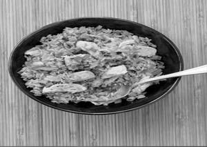 Butter Garlic Chicken Fried Rice