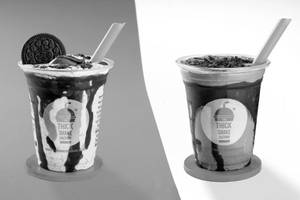 1 Chocolate Delight + 1 Candy Delight Thick Shakes