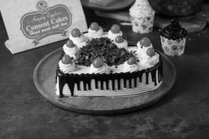 Black Forest Heart Shape Cake