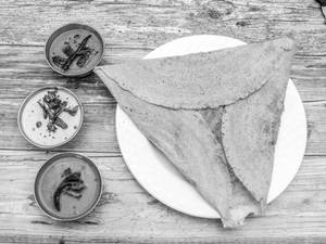 Mysore Masala Dosa[1 pcs][served with Sambar and chutney]
