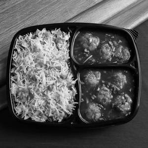 Veg Manchuriyan+ Fride Rice 