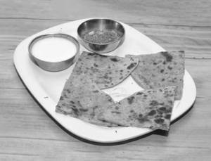 Aloo Paratha with Curd        