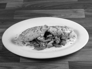 Grilled Chicken Breast Stuffed