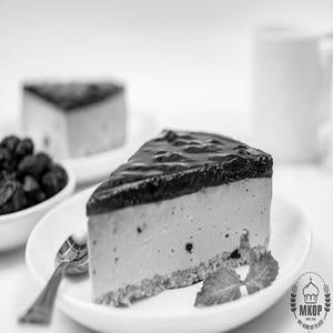 Blueberry Cheese Cake Slice