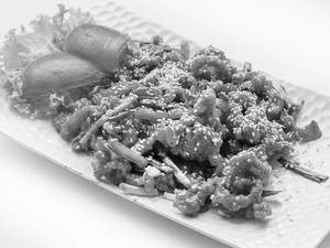 Crispy Lamb Sesame Seed