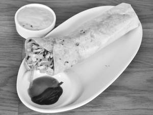 Mutton Shami Kebab Roll (Single)