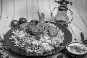 Kolkata Mutton Biryani Cooked In Handi