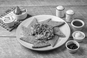 Cottage Cheese Akuri On Toast