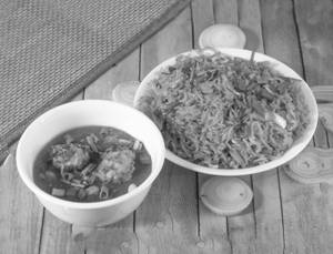 Triple Schezwan Rice / Noodles