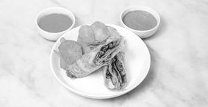 Pepper Chicken Parotta Roll