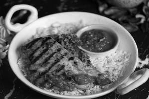 Schezwan Chicken With Rice