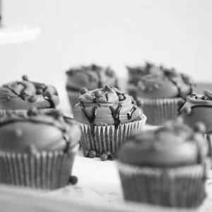 Chocolate Ganache Cupcake with Chocolate Buttercream - Pack of Two