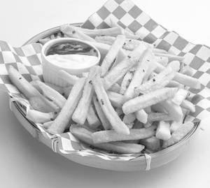 French Fries with Chilli and Mayo Dip