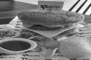 Double Chicken Patty Burger