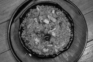 Fish schezwan rice