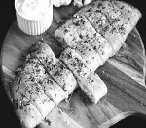 Desi Mushroom Garlic Bread