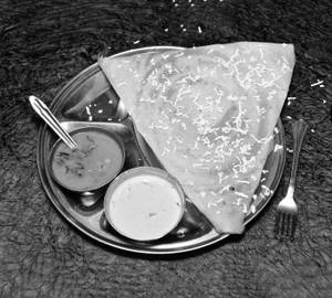 Butter Onion Paneer Dosa