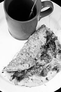 Mushroom Stuffed Omlette