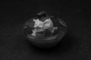 Fruit Salad Jelly With Ice Cream