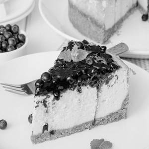 Blueberry Cheesecake Slice