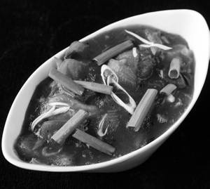 Chilly chicken greavy