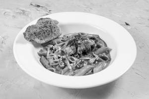 Chicken & Mushroom in Pink sauce