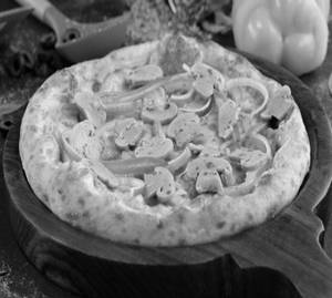 Mushroom Paprika Pizza