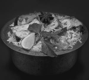 Paneer Tikka Dum Biryani