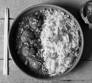 Veg Manchurian Noodles
