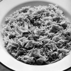 Mushroom Chilli Szechuan Biryani