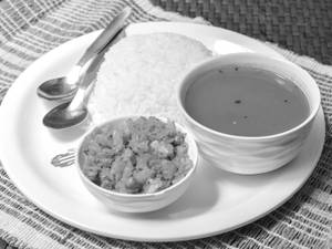 Sambar Rice And Palya