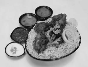 Chicken Lollipop Biryani