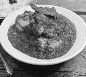 Saagwala Curry with Chicken