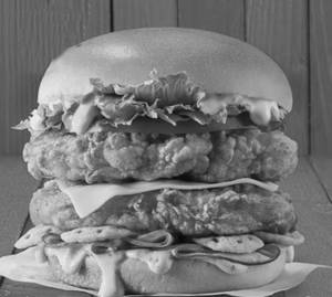 Big Bites Juicy Grilled Chicken Cheese Burger