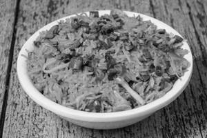 Mushroom Schezwan Fried Rice