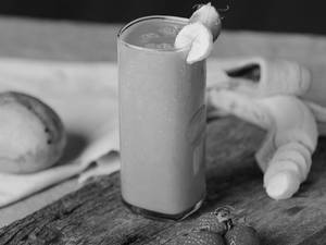 Strawberry Banana Ice-cream Smoothie
