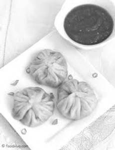 Veg Steamed Momo (7 Pcs) with Soup